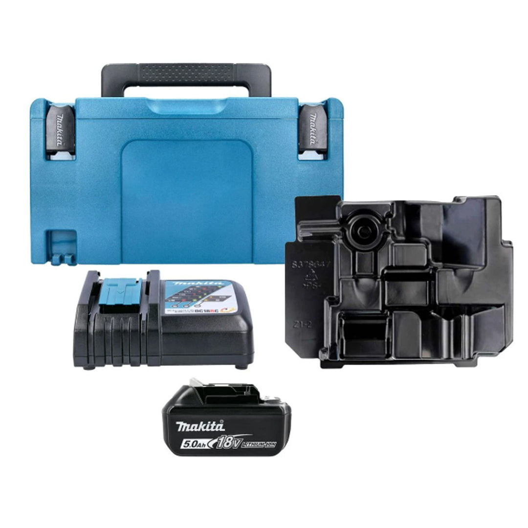 Makita DTD153RTJ 18V LXT Brushless Impact Driver Kit – 2x 5.0Ah Batteries, Rapid Charger & Makpac Case